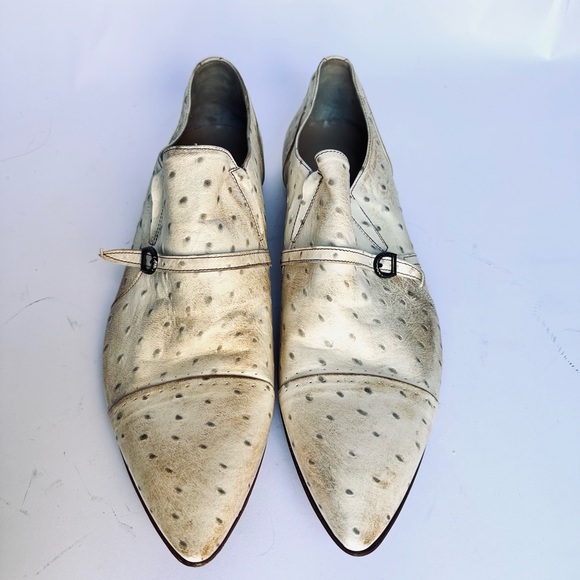 Debut Cream and Brown Leather Oxfords